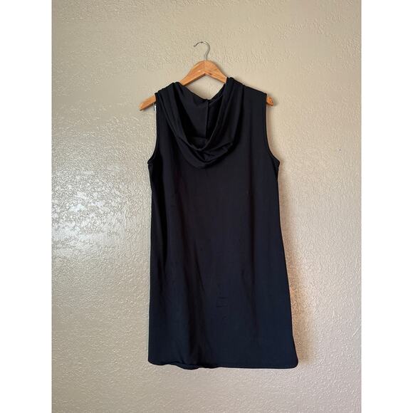 Eileen Fisher Cotton Jersey Hooded Dress - Picture 4 of 6